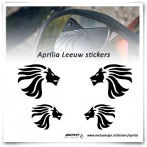Aprilia Leeuw Sticker Set