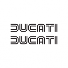Ducati Logo Oude Stijl