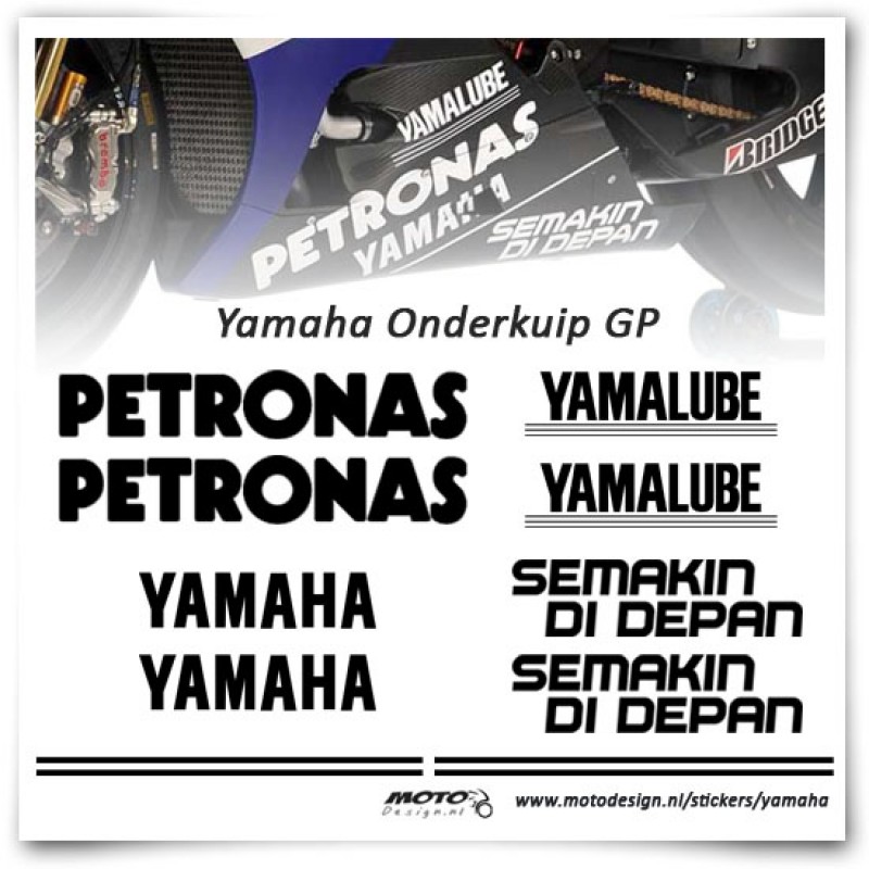 Yamaha Onderkuip GP Stickers