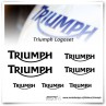 Triumph Logo Sticker set